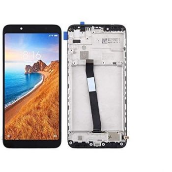 Дисплей Xiaomi Redmi 7a с сенсором (тачскрином) черный с рамкой