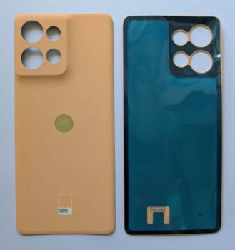 Задняя крышка корпуса Motorola XT2407, XT2407-1 Edge 50 оранжевая Оригинал