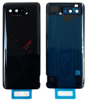 Задняя крышка корпуса Asus ZS673KS ROG Phone 5 I005DB, I005DA черная Оригинал