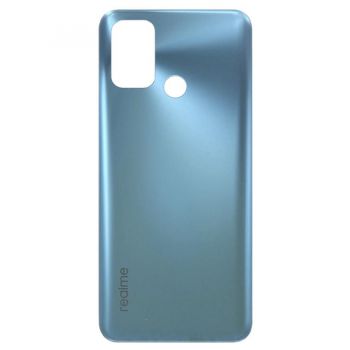 Задняя крышка корпуса Realme C17 RMX2101 синяя Оригинал