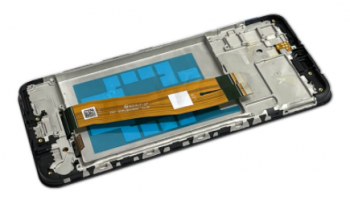 Дисплей Samsung A037 (SM-A037F, SM-A037F/DS) Galaxy A03s с сенсором (тачскрином) черный с рамкой Оригинал