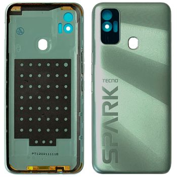 Задняя крышка корпуса Tecno Spark 7 KF6n зеленая Оригинал