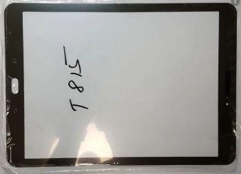 Стекло сенсорного экрана Samsung T810, T815, T819 (SM-T810, SM-T815, SM-T819) Galaxy Tab S2 9.7 черное Оригинал