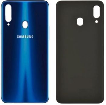 Задняя крышка корпуса Samsung A207 (SM-A207F, SM-A207F/DS) Galaxy A20s синяя