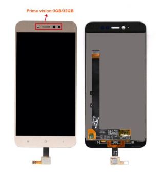 Дисплей (LCD) Xiaomi Redmi Note 5A Prime, Redmi Y1, Redmi Note 5A 3, 32 4, 64 Gb с сенсором золотой