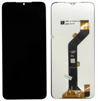 Дисплей Tecno Spark 7 KF6n с сенсором (тачскрином) черный Оригинал