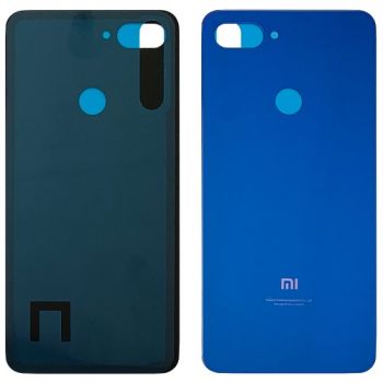 Задняя крышка Xiaomi Mi8 Lite голубая Aurora Blue