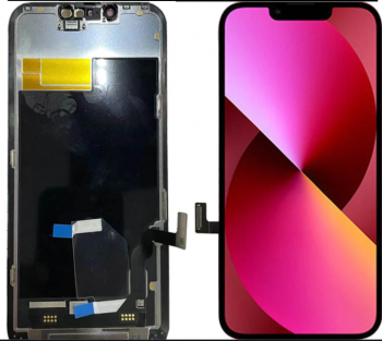 Дисплей Apple iPhone 13 A2633, A2482, A2631, A2634, A2635 с сенсором (тачскрином) черный Оригинал