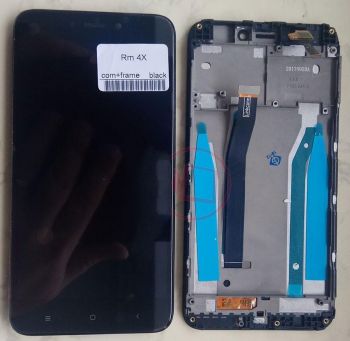 Дисплей (LCD) Xiaomi Redmi 4X с сенсором чёрный + рамка