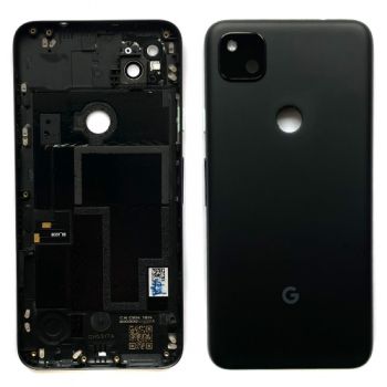 Задняя крышка корпуса Google Pixel 4A G025J черная Оригинал