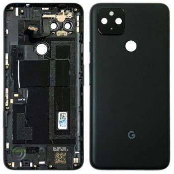 Задняя крышка корпуса Google Pixel 4a 5G G025E, G025H, G025L, G025I черная Оригинал