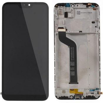 Дисплей (LCD) Xiaomi Mi A2, Mi6X с сенсором черный + рамка