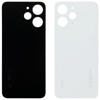 Задняя крышка корпуса Xiaomi Redmi 12 23053RN02A, 23053RN02Y серебристая Оригинал