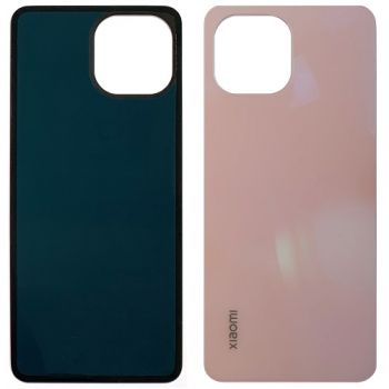 Задняя крышка корпуса Xiaomi Mi11 Lite M2101K9AG, Mi11 Lite 5G розовая