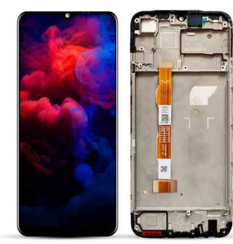 Дисплей Vivo Y12s V2026, V2033, V2042, V2069, V2039, V2068. Vivo Y11s V2028 с сенсором (тачскрином) черный с рамкой Оригинал