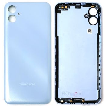 Задняя крышка корпуса Samsung A042 (SM-A042F, SM-A042F/DS) Galaxy A04e голубая Оригинал