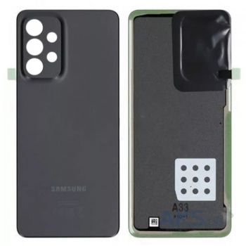 Задняя крышка корпуса Samsung A336 (SM-A336B, SM-A336B/DS) Galaxy A33 5G черная Оригинал