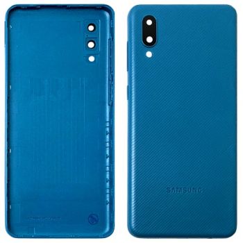 Задняя крышка корпуса Samsung A022 (SM-A022F, SM-A022F/DS) Galaxy A02 синяя