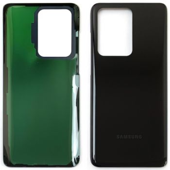 Задняя крышка корпуса Samsung G988 (SM-G988B, SM-G988B/DS) Galaxy S20 Ultra черная Оригинал