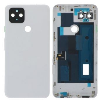 Задняя крышка корпуса Google Pixel 4a 5G G025E, G025H, G025L, G025I белая Оригинал