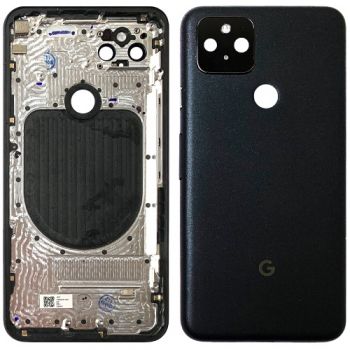 Задняя крышка корпуса Google Pixel 5 GD1YQ, GTT9Q черная Оригинал