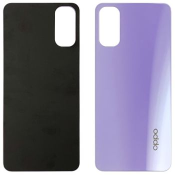 Задняя крышка корпуса Oppo Reno 4 CPH2113 фиолетовая Оригинал
