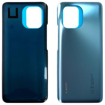 Задняя крышка корпуса Xiaomi Mi11 M2011K2G, M2011K2C голубая