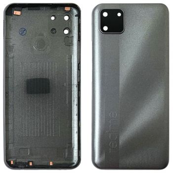 Задняя крышка корпуса Realme C11 2021 RMX3231 серая Оригинал