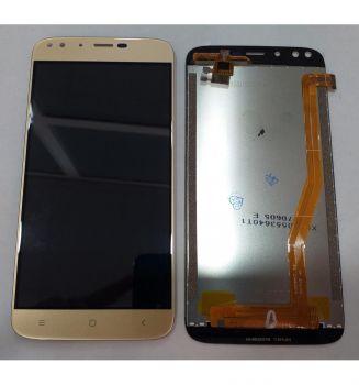 Дисплей (LCD) Oukitel U22 с сенсором золотой Оригинал