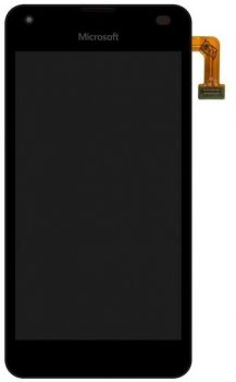 Дисплей (LCD) Microsoft Nokia 550 Lumia Lumia с сенсором черный + рамка Оригинал