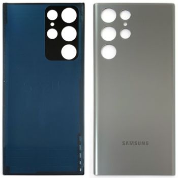 Задняя крышка корпуса Samsung S908 (SM-S908B, SM-S908B/DS) Galaxy S22 Ultra 5G серая Оригинал