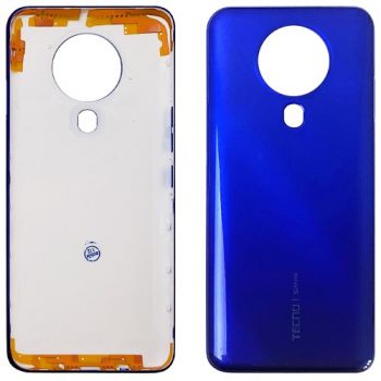 Задняя крышка корпуса Tecno Spark 6 KE7 синяя