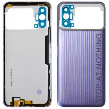 Задняя крышка корпуса Tecno Spark 8p KG7n фиолетовая Оригинал