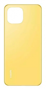 Задняя крышка корпуса Xiaomi Mi11 Lite M2101K9AG, Mi11 Lite 5G желтая