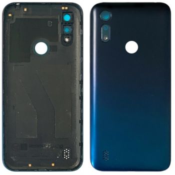 Задняя крышка корпуса Motorola XT2053, XT2053-1 Moto E6s синяя Оригинал