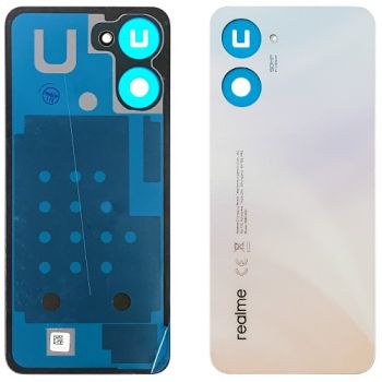 Задняя крышка корпуса Realme 10 RMX3630 белая Оригинал