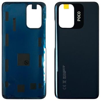 Задняя крышка корпуса Xiaomi Poco M5s 2207117BPG серая Оригинал