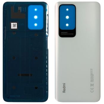 Задняя крышка корпуса Xiaomi Redmi 10 2022 21121119SG, 22011119UY белая Оригинал