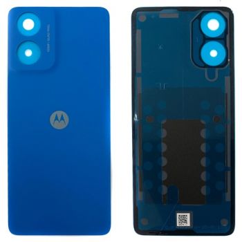Задняя крышка корпуса Motorola XT2421, XT2421-2, XT2421-3 Moto G04 синяя Оригинал