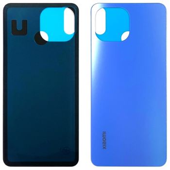 Задняя крышка корпуса Xiaomi Mi11 Lite M2101K9AG, Mi11 Lite 5G голубая