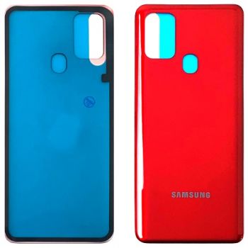 Задняя крышка корпуса Samsung A217 (SM-A217F, SM-A217F/DS) Galaxy A21s красная Оригинал