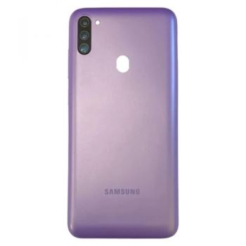 Задняя крышка корпуса Samsung M115 (SM-M115F, SM-M115F/DSN) Galaxy M11 фиолетовая Оригинал