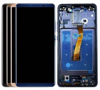 Дисплей Huawei Mate 10 Pro BLA-L09, BLA-L29, BLA-AL00 с сенсором (тачскрином) синий с рамкой Оригинал