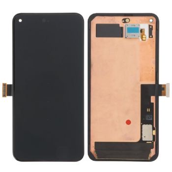 Дисплей Google Pixel 5 GD1YQ, GTT9Q с сенсором (тачскрином) черный с рамкой Оригинал