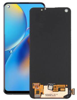 Дисплей Oppo A74 CHP2219 с сенсором (тачскрином) черный Оригинал