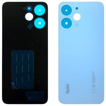 Задняя крышка корпуса Xiaomi Redmi 12 23053RN02A, 23053RN02Y голубая Оригинал