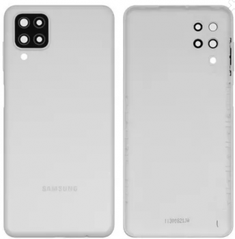 Задняя крышка корпуса Samsung A127 (SM-A127F, SM-A127F/DS) Galaxy A12 Nacho белая Оригинал