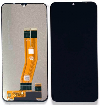 Дисплей Samsung A145 (SM-A145F, SM-A145F/DS) Galaxy A14 с сенсором (тачскрином) черный Оригинал