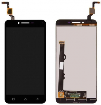 Дисплей (LCD) Lenovo A6020a46 Vibe K5 Plus, Lemon 3 с сенсором чёрный (чёрный шлейф)