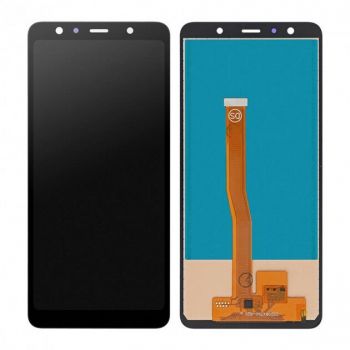 Дисплей Samsung A750 (SM-A750F) Galaxy A7 2018 с сенсором (тачскрином) черный OLED